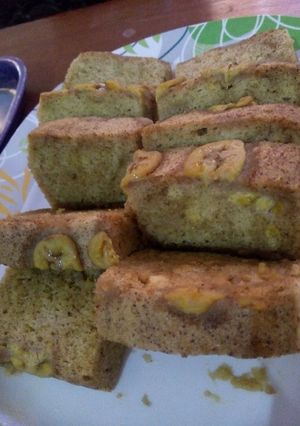 Foto resep Banana cake kukus yg lembut tanpa pelembut