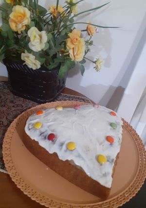 عکسی از دستور کیک هل و گلاب