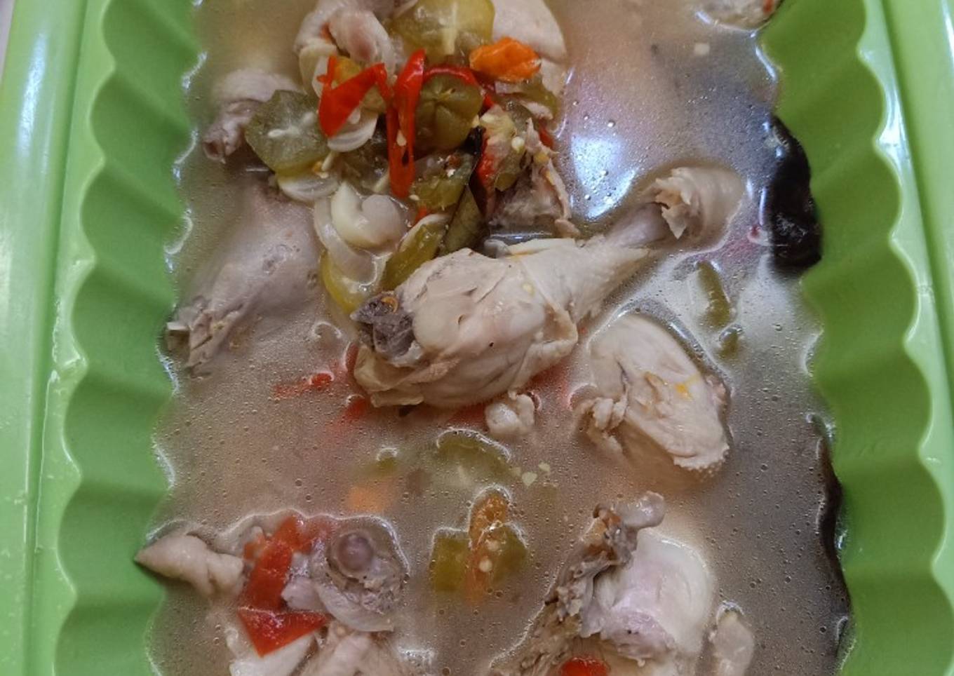 Asem asem Ayam (negri/potong)