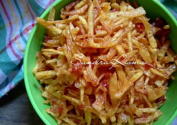 Resep Kering Kentang Mustofa #PekanInspirasi Sederhana Untuk Jualan
