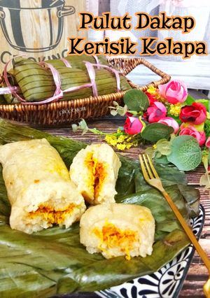 Gambar Pulut Dakap Kerisik Kelapa