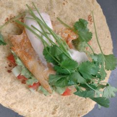 A picture of Oven Baked Fish Tacos.