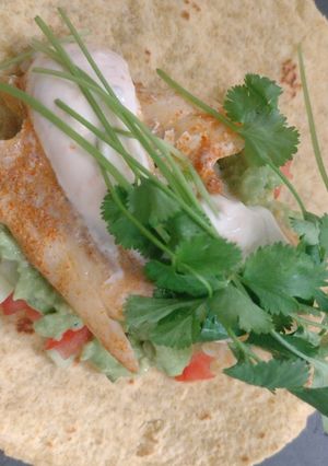 A picture of Oven Baked Fish Tacos.