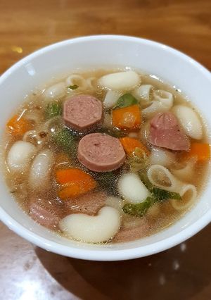Foto resep Sop Macaroni