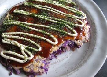 Easiest Way to Cook Yummy Red Cabbage Okonomiyaki