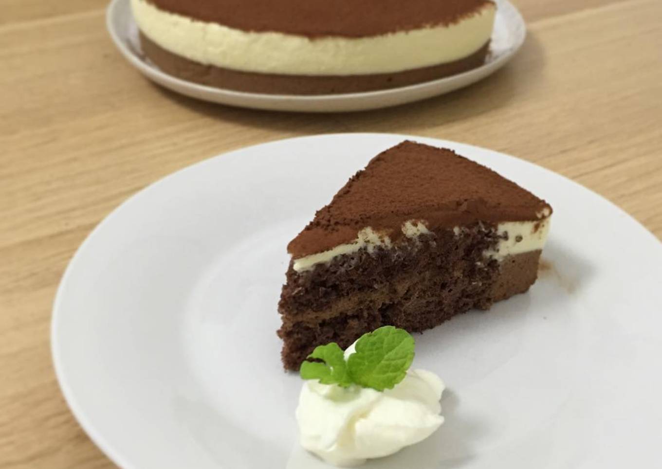 Double Chocolate Mousse Cake