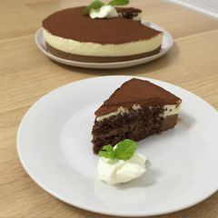 A picture of Double Chocolate Mousse Cake.