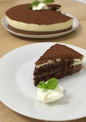 A picture of Double Chocolate Mousse Cake.