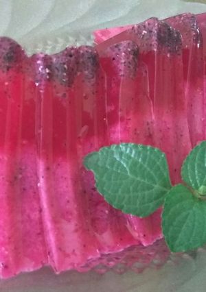 Foto resep Puding Buah Naga