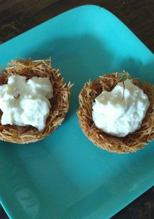 A picture of Vermicelli basket with shri khand.