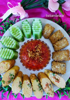Foto resep Telur Buncis Kreasi with Sambel (3in1) (?)