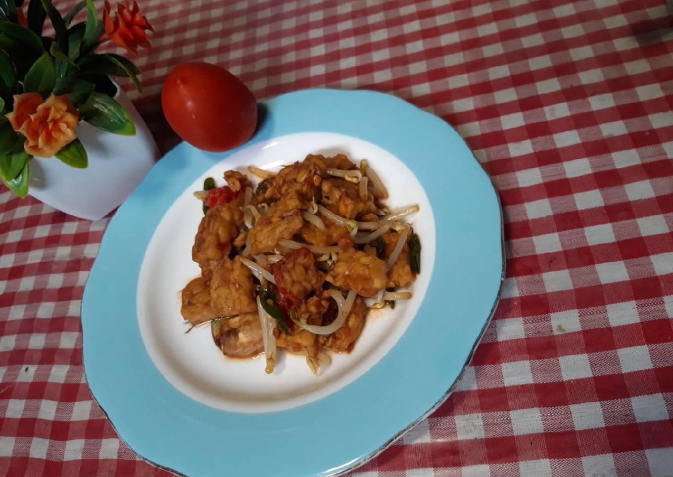 Oseng oseng tempe