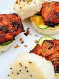 Gochujang Chicken with Rice Buns- Sandwich done differently