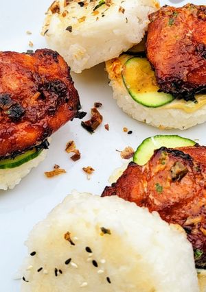 Gochujang Chicken with Rice Buns- Sandwich done differently রেসিপির প্রধান ছবি