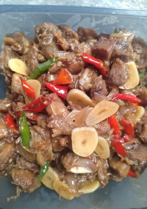 Foto resep Oseng mandai pedas#SiapRamadhan