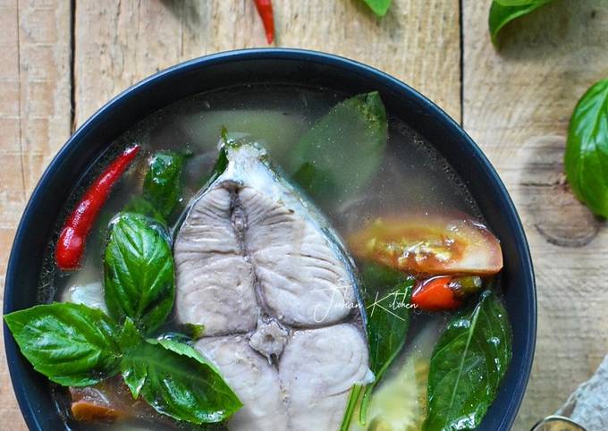 Resep Sup ikan tenggiri dengan kemangi, Enak Banget
