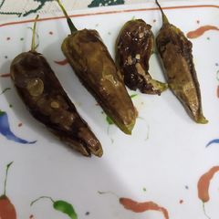 A picture of Masala Fried Chillies.