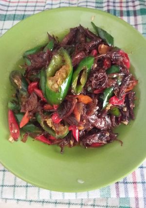 Foto resep Tumis cumi asin