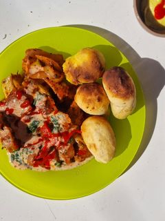 Una foto de Pão de queijo vegan