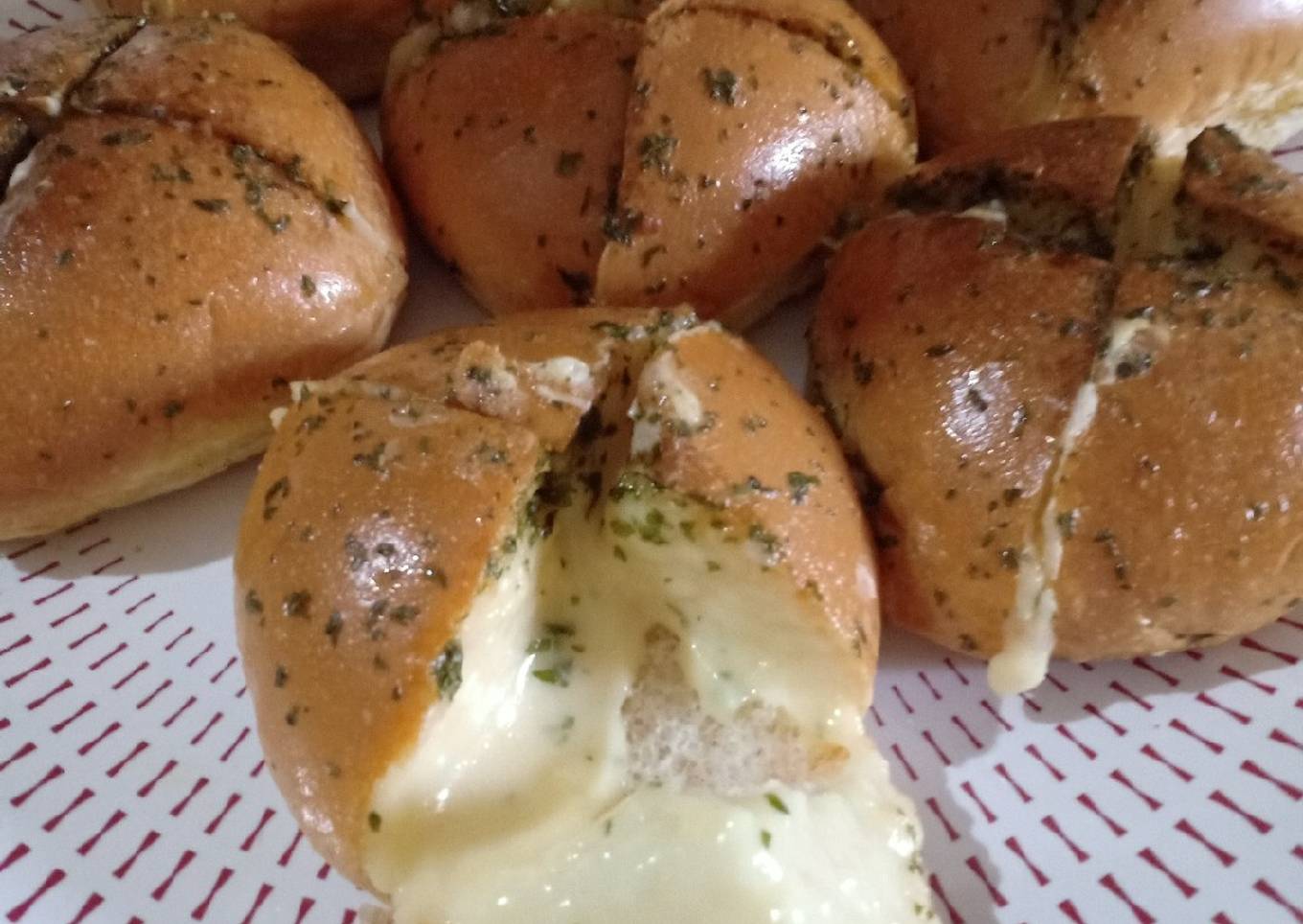 Korean garlic cheese bread