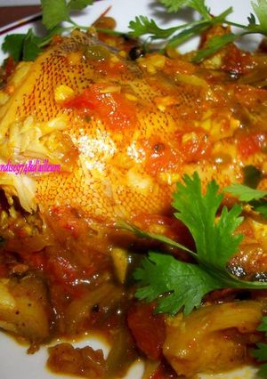 Une photo de CARRY POISSON  au GINGEMBRE & au COMBAVA