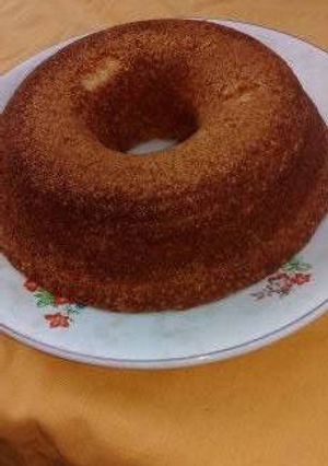 Una foto de Bizcochuelo de naranja y vainilla