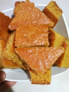 صورة لوصفة بسيسه (كيكه بدقيق الذره)