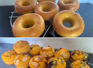 Foto principal de Donuts y bollitos de boniato sin gluten