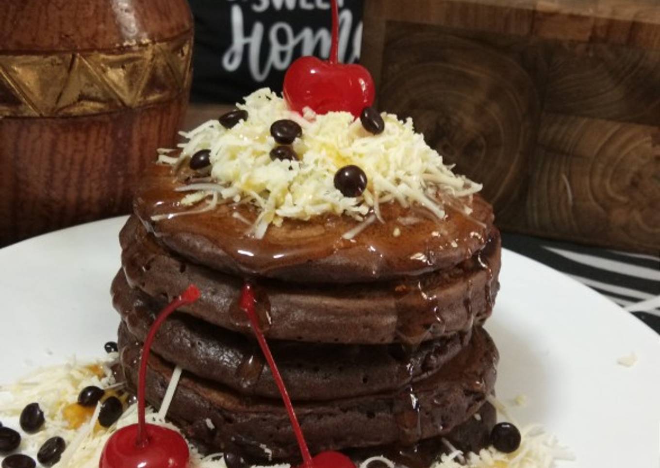 Pancake coklat beng² moist