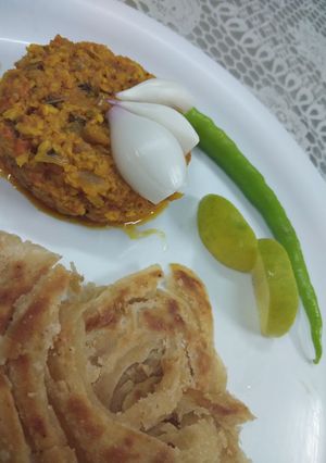 A picture of Coconut Bhurji.