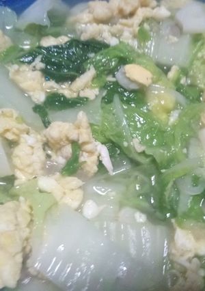 Foto resep Tumis Sawi Putih dan Telur