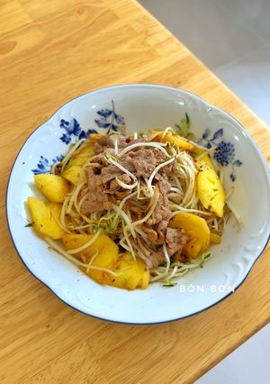 Hình của món Thịt Bò Xào Thơm Giá.