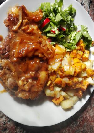 Una foto de Chuletas a la BBQ