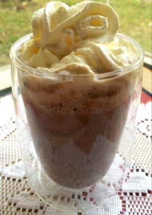 Foto resep Sari Kacang Hijau Whipped Cream