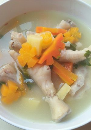 Foto resep Sop ceker MPASI