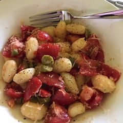 A picture of Gnocchi salad.