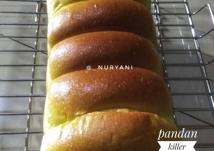 Cara Mudah saat makan malamPandan killer toast bread