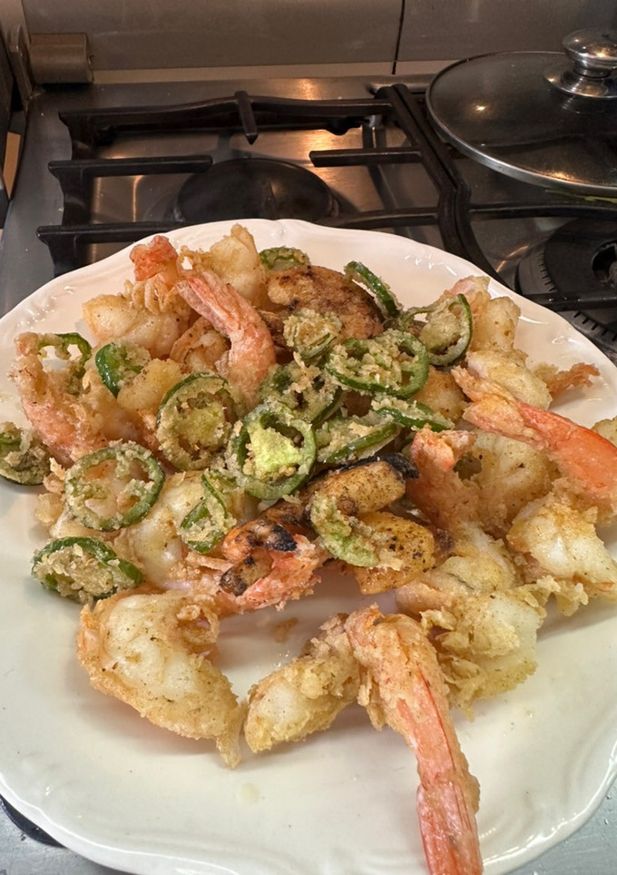 Una foto de Camarones Stir Fry a la Sonorense