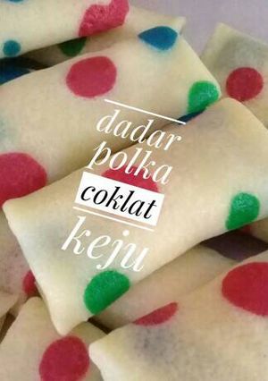 Foto resep Dadat gulung polka isi coklat keju
