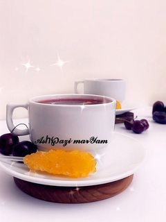 عکسی از دستور چای آلبالو 🍒