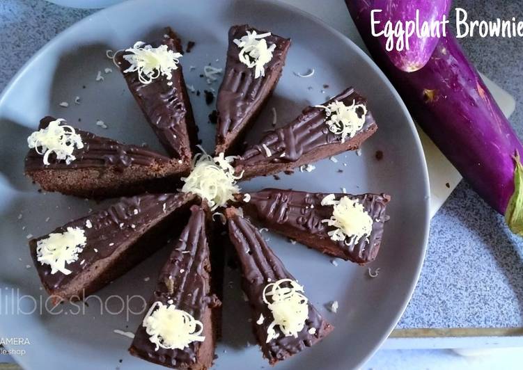makanan Eggplant Brownies Jadi, Enak Banget