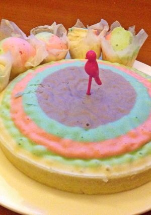 Foto resep Bolu Kukus Rainbow