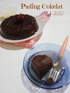 Foto resep Puding Cokelat Vla Susu