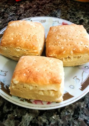 Una foto de Galletas con grasa hojaldradas