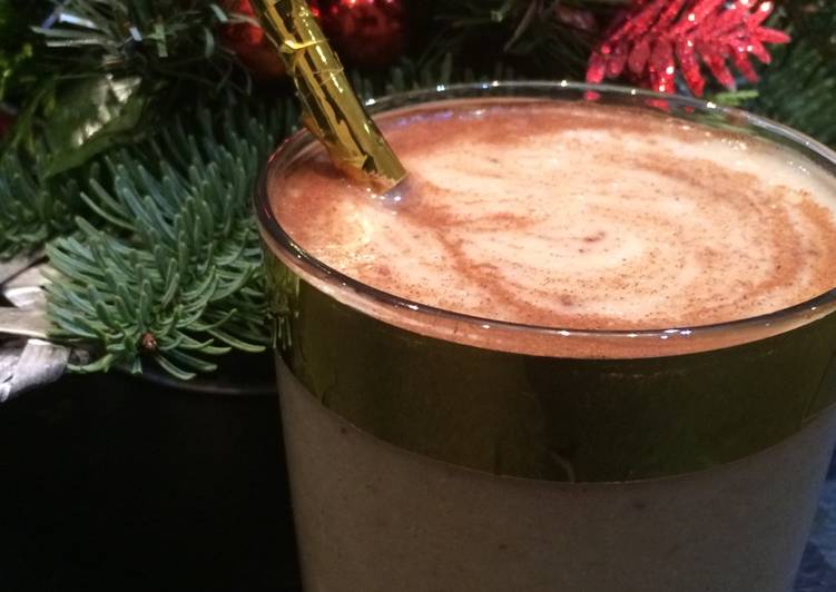 Festive chestnut smoothie