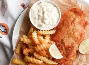 Foto resep Fish & Chips (Saus Tartar)
