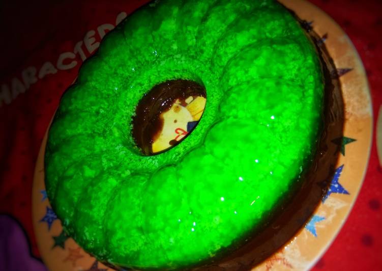 Fresh, Membuat Puding lumut pandan coklat gurih Yummy Mantul