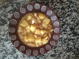 Patatas guisadas con sepia y gambas
