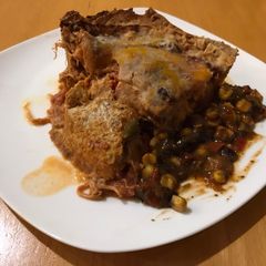 A picture of Instant Pot Chicken Taco Bake.