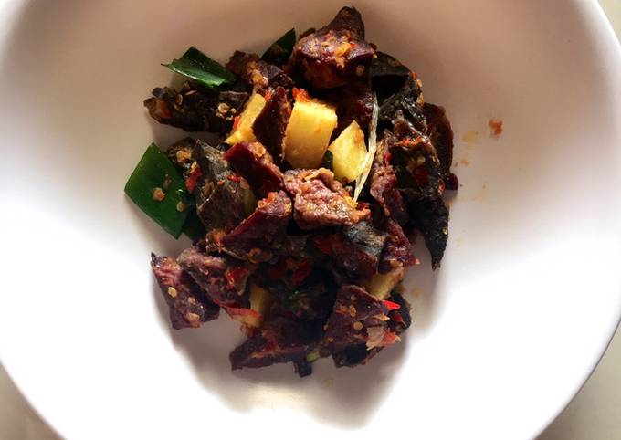 Resep Balado Paru sapi, Enak